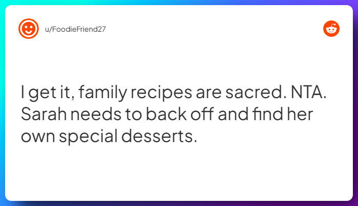 Comment from u/FoodieFriend27