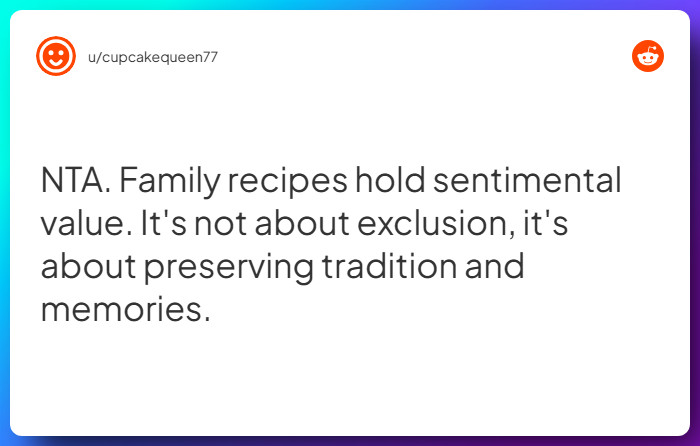 Comment from u/cupcakequeen77