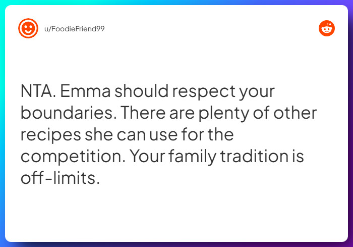 Comment from u/FoodieFriend99
