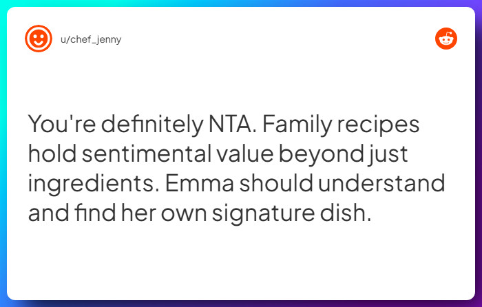 Comment from u/chef_jenny