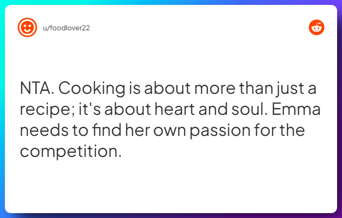 Comment from u/foodlover22