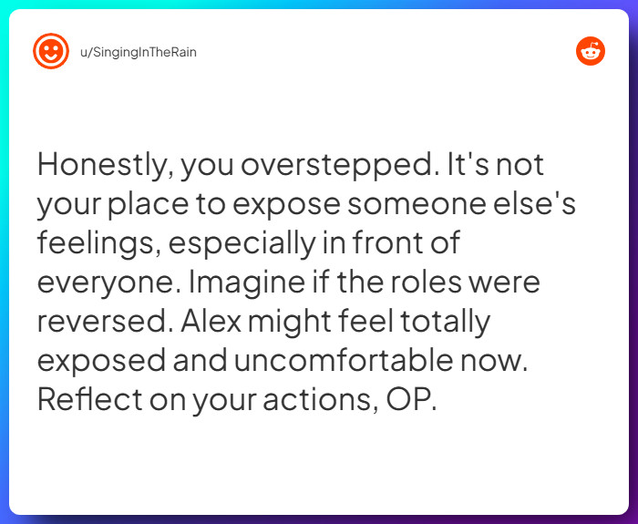 Comment from u/SingingInTheRain