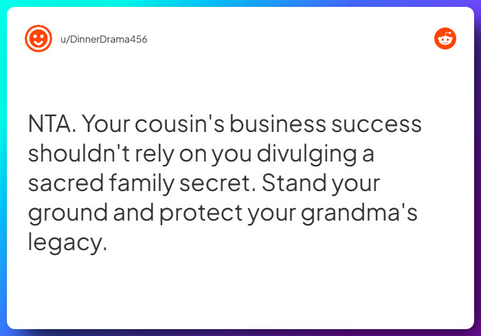 Comment from u/DinnerDrama456