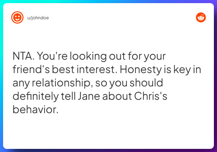 Comment from u/johndoe
