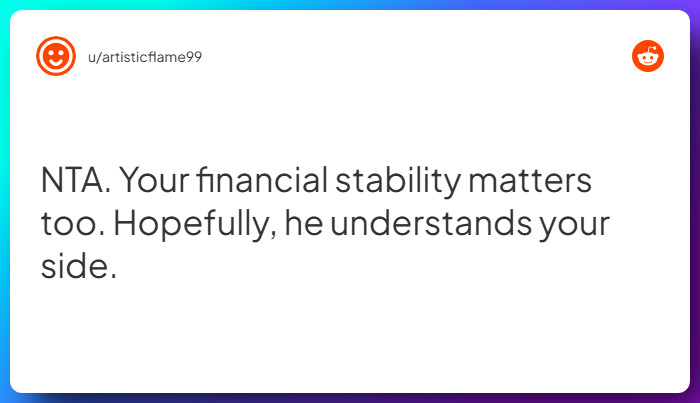 Comment from u/artisticflame99