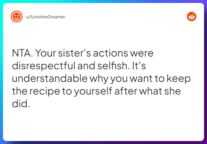 Comment from u/SunshineDreamer