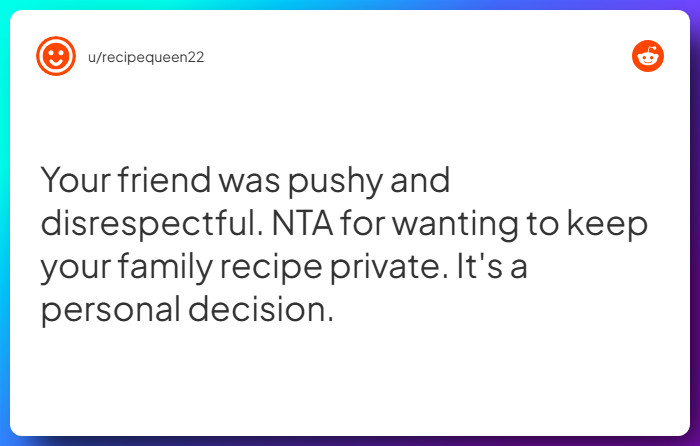 Comment from u/recipequeen22