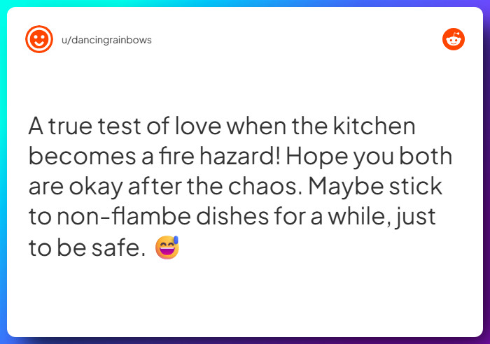 Comment from u/dancingrainbows