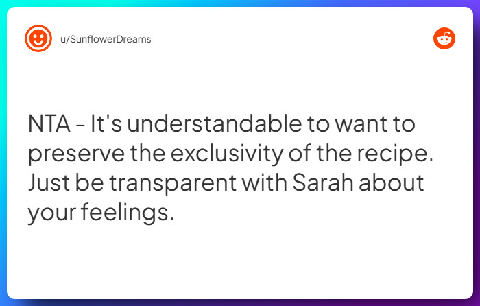 Comment from u/SunflowerDreams