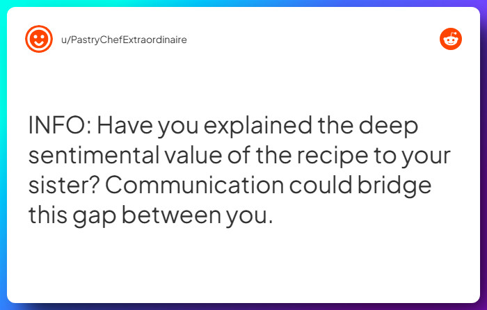 Comment from u/PastryChefExtraordinaire