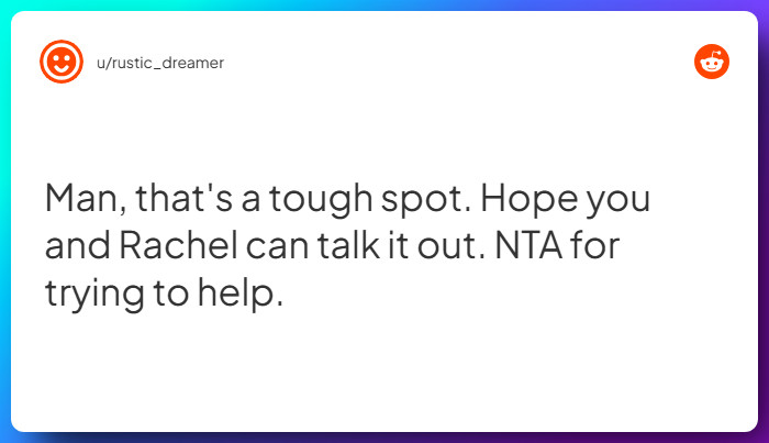 Comment from u/rustic_dreamer