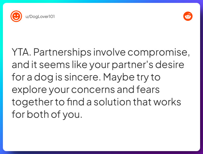 Comment from u/DogLover101