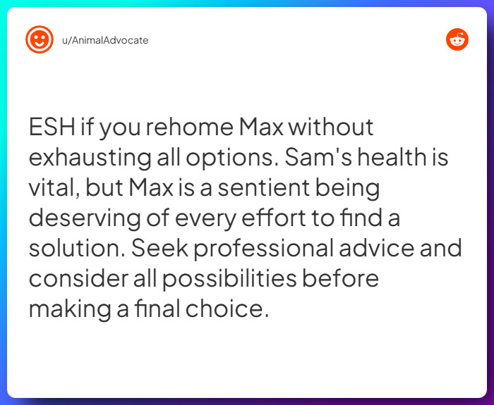 Comment from u/AnimalAdvocate