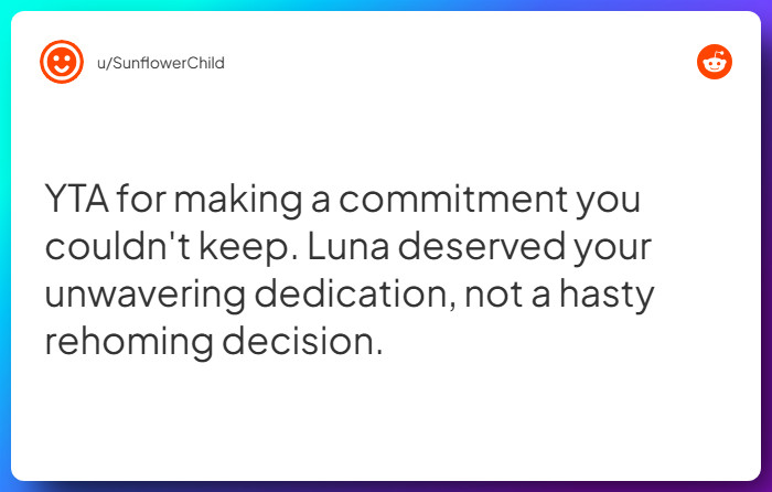 Comment from u/SunflowerChild