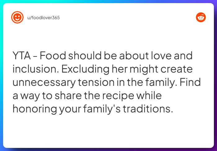 Comment from u/foodlover365