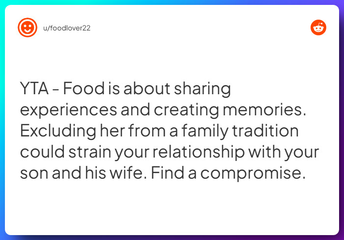 Comment from u/foodlover22