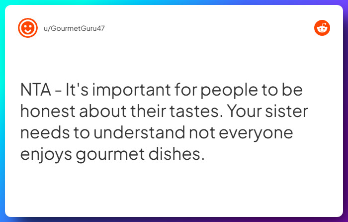 Comment from u/GourmetGuru47