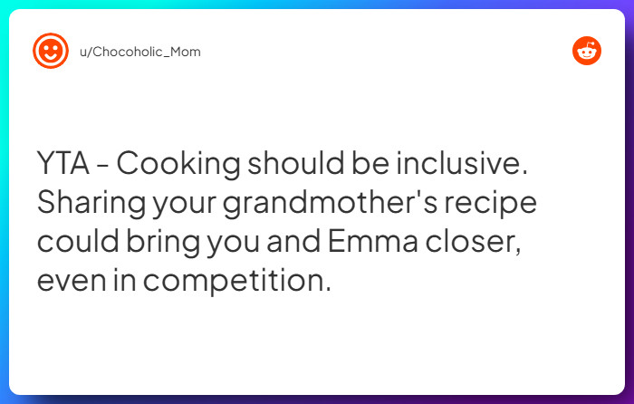 Comment from u/Chocoholic_Mom