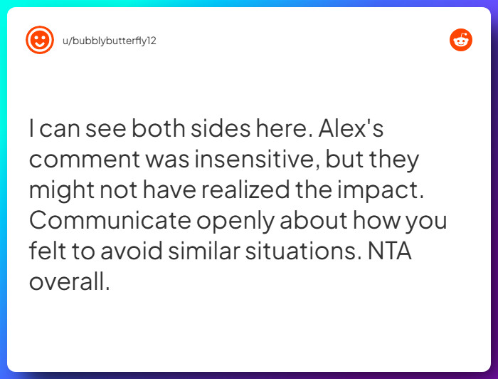 Comment from u/bubblybutterfly12