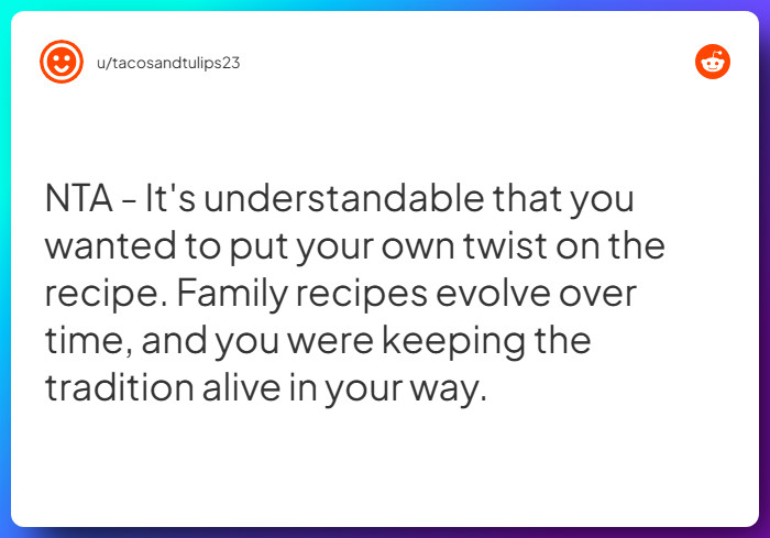 Comment from u/tacosandtulips23