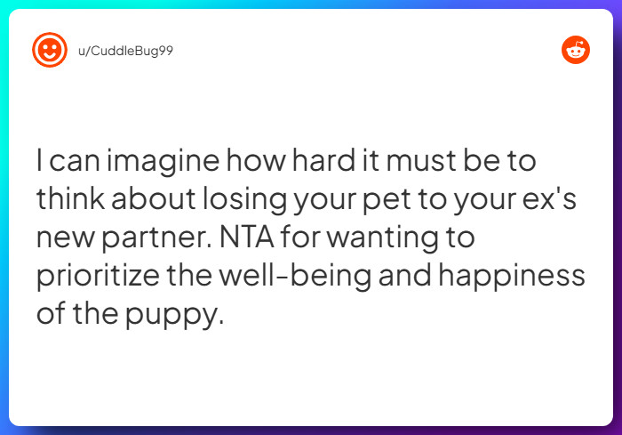 Comment from u/CuddleBug99