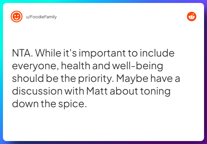 Comment from u/FoodieFamily