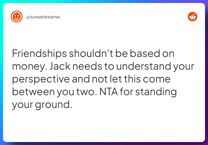 Comment from u/sunsetdreamer