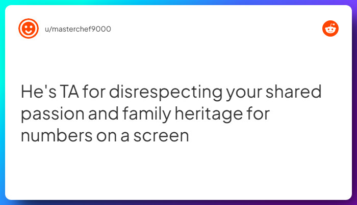 Comment from u/masterchef9000