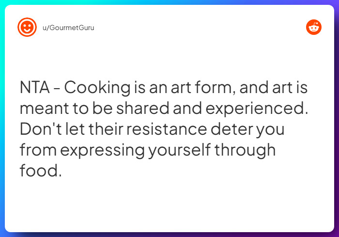 Comment from u/GourmetGuru