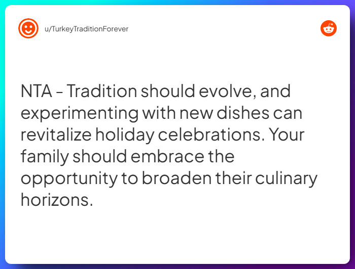Comment from u/TurkeyTraditionForever