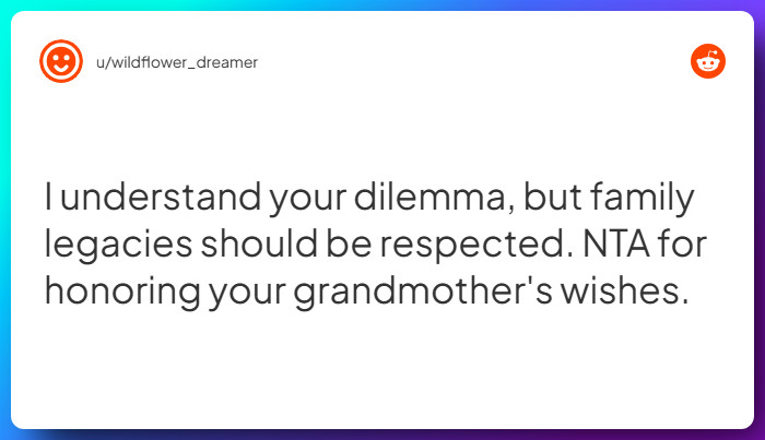 Comment from u/wildflower_dreamer