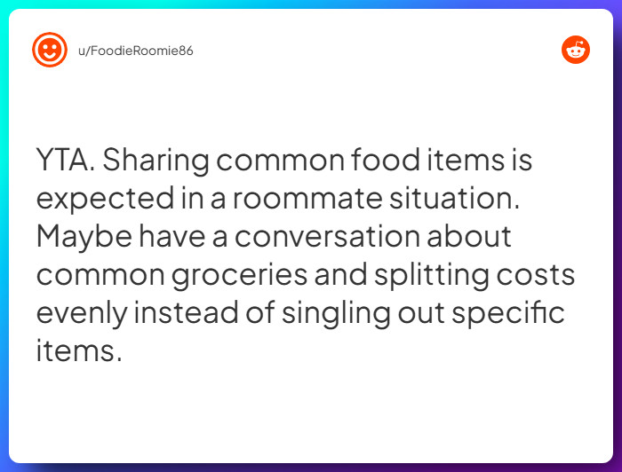 Comment from u/FoodieRoomie86