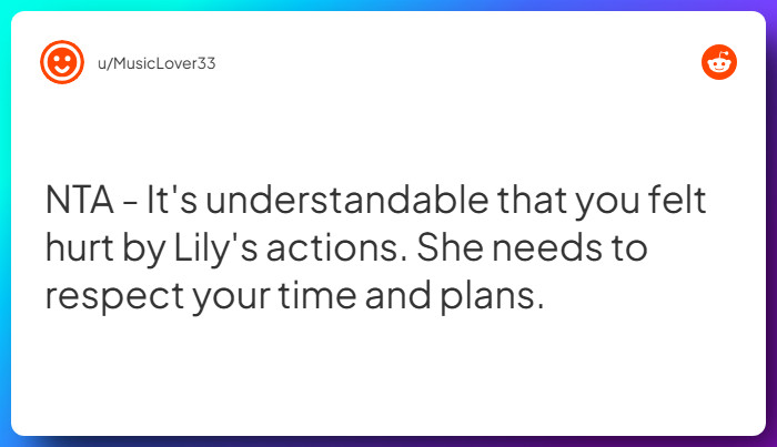 Comment from u/MusicLover33