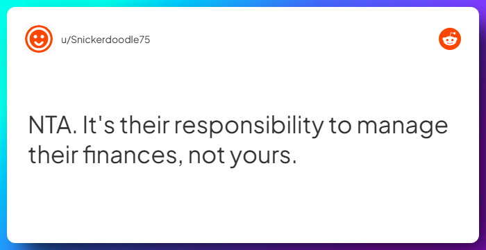 Comment from u/Snickerdoodle75