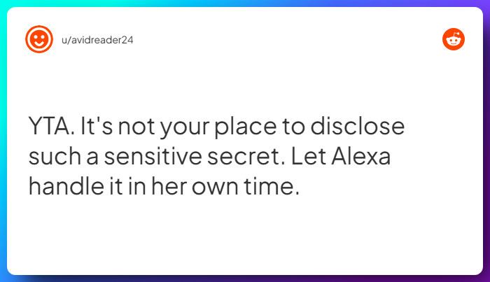 Comment from u/avidreader24