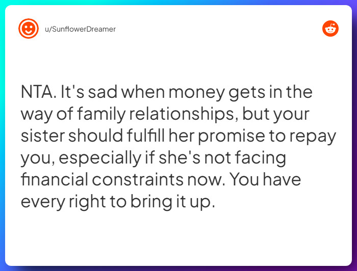 Comment from u/SunflowerDreamer