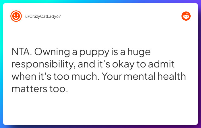 Comment from u/CrazyCatLady67