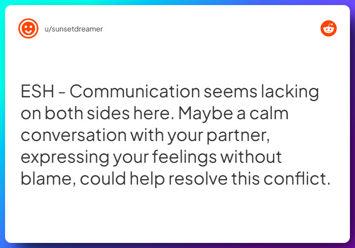 Comment from u/sunsetdreamer