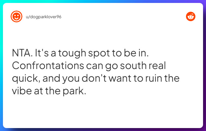 Comment from u/dogparklover96