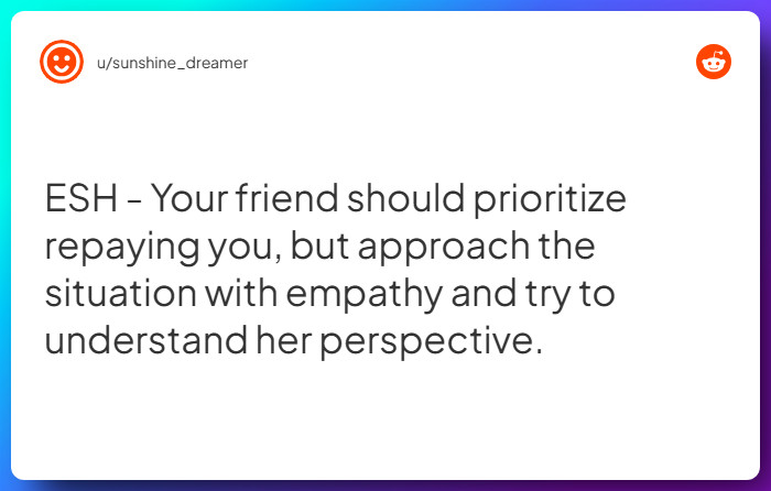 Comment from u/sunshine_dreamer