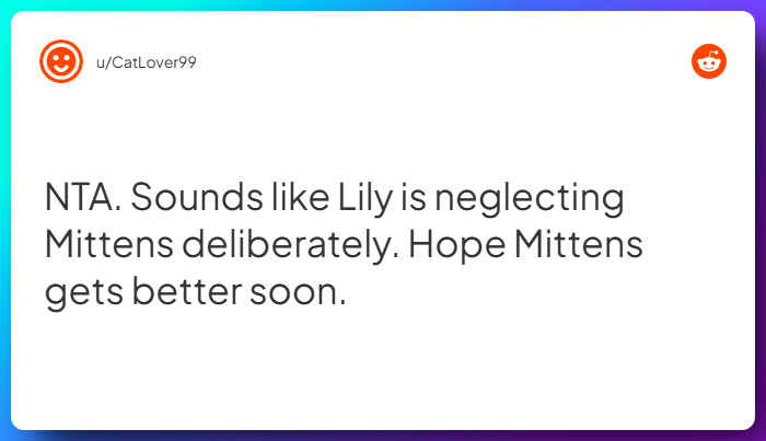 Comment from u/CatLover99
