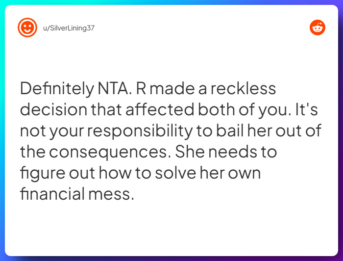 Comment from u/SilverLining37