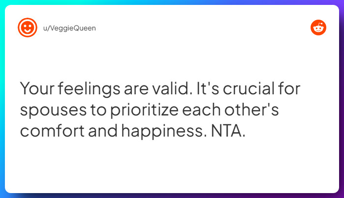 Comment from u/VeggieQueen
