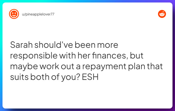 Comment from u/pineapplelover77