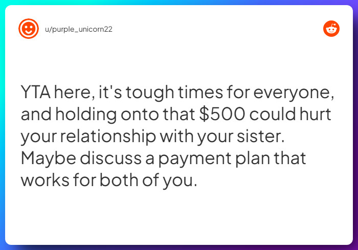 Comment from u/purple_unicorn22