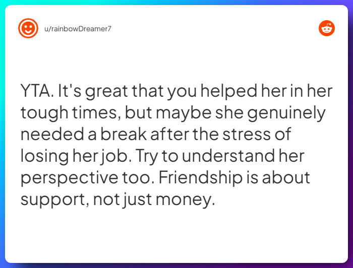 Comment from u/rainbowDreamer7