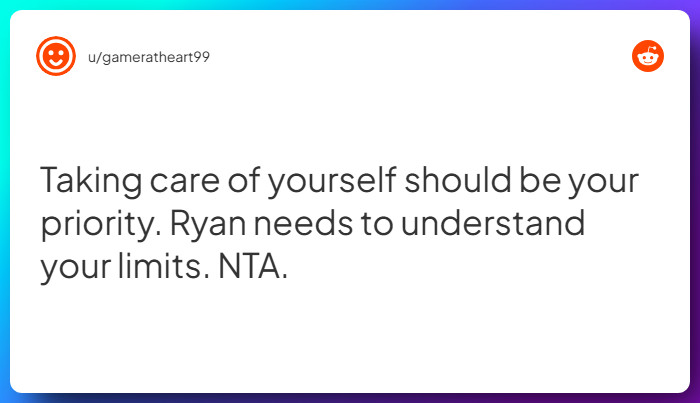 Comment from u/gameratheart99