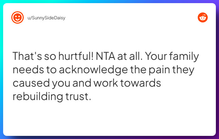 Comment from u/SunnySideDaisy
