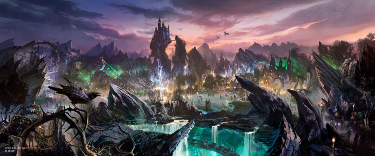Imagineering balloon tests hint at a towering new Villains Land skyline in Magic Kingdom