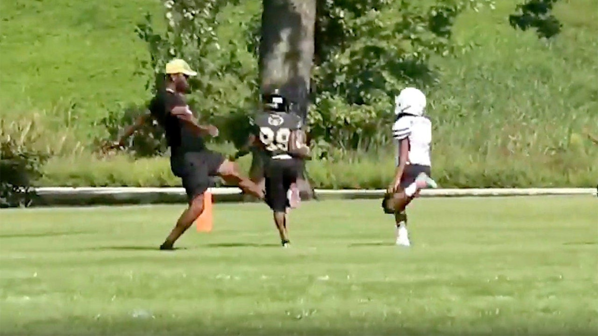 9-year-old was about to score in Wisconsin youth game when an adult ran onto the field and tripped him
